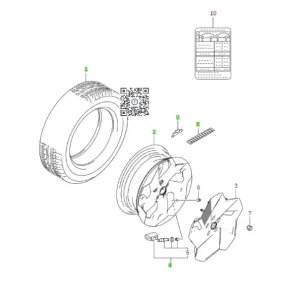 Vezi acum ROATA IARNA SENZOR YOKOHAMA 225/50R19 V906 SUV - SUZUKI eVitara 43019-58U55-YOK