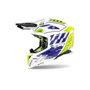 Ofertă specială Casca Enduro - Mx Airoh Aviator 3 Rampage Albastru lucios