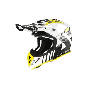 Casca Enduro - Mx Airoh Aviator Ace Nemesi Alb lucios Premium
