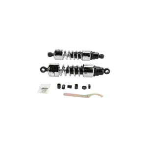 Amortizoare Cruiser seria 412 negre, cromate Chilipir