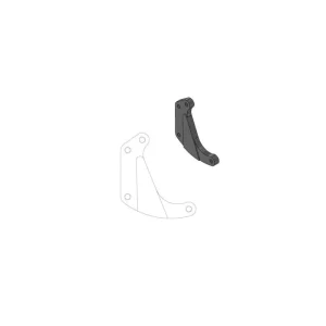 Adaptor Disc Suport Supermoto Racing Negru Preț redus