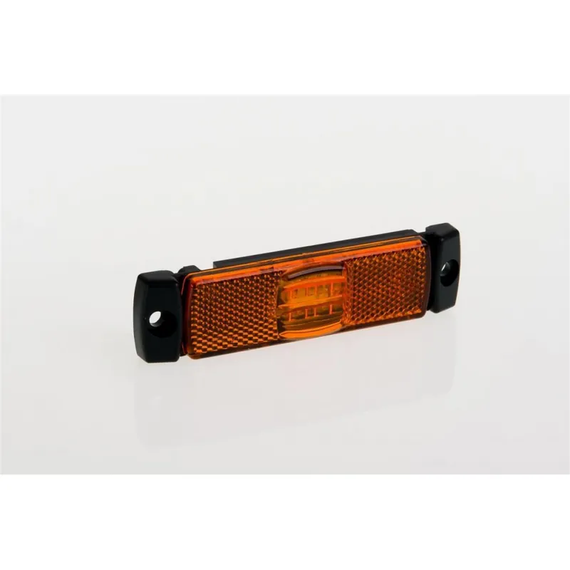 LAMPĂ DE POZIȚIE LED 12-30V, GALBENĂ CU REFLECTOR ȘI CABLAJ ELECTRIC Plată securizată