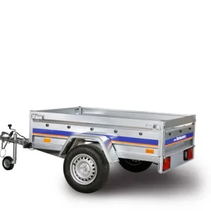 BE7323U Remorca Niewiadow 750 kg , 1 AXA , 2.33M X 1.32M Plată securizată