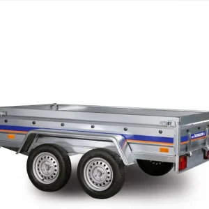 Plată sigură BE7323T Remorca Niewiadow 750 kg , 2 AXE , 2.33M X 1.32M