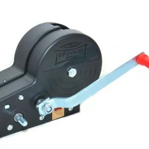 Livrare expres Troliu manual Dragon Winch 35 doua viteze cu carcasa, cablu de otel