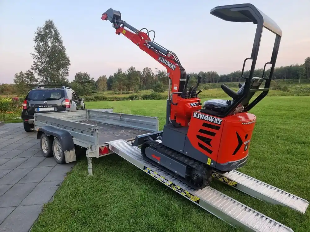 Rampă pentru utilaje cu șenile din oțel CH120/40/60, 4000 mm, 19000 kg Cumpărături sigure