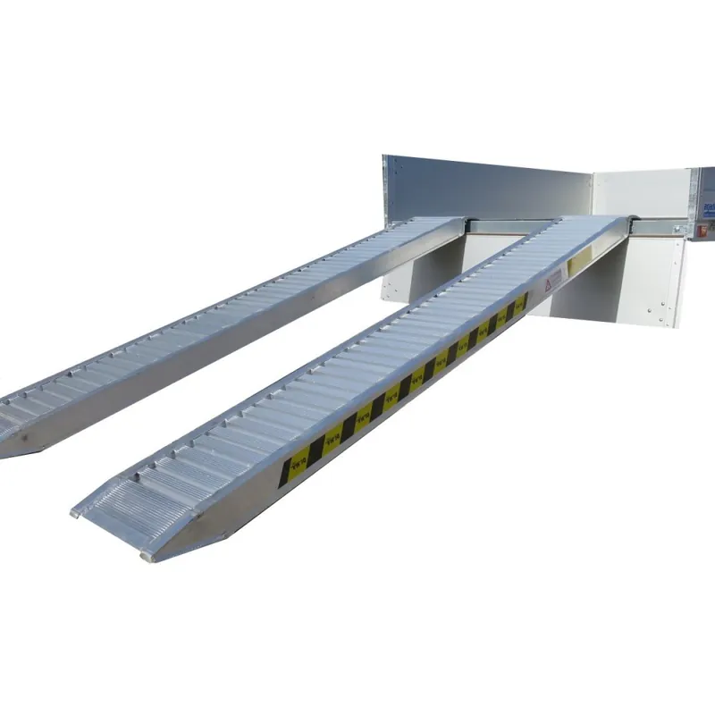 Ieftin Rampe certificate din aluminiu L-3200 mm / 3,8 T