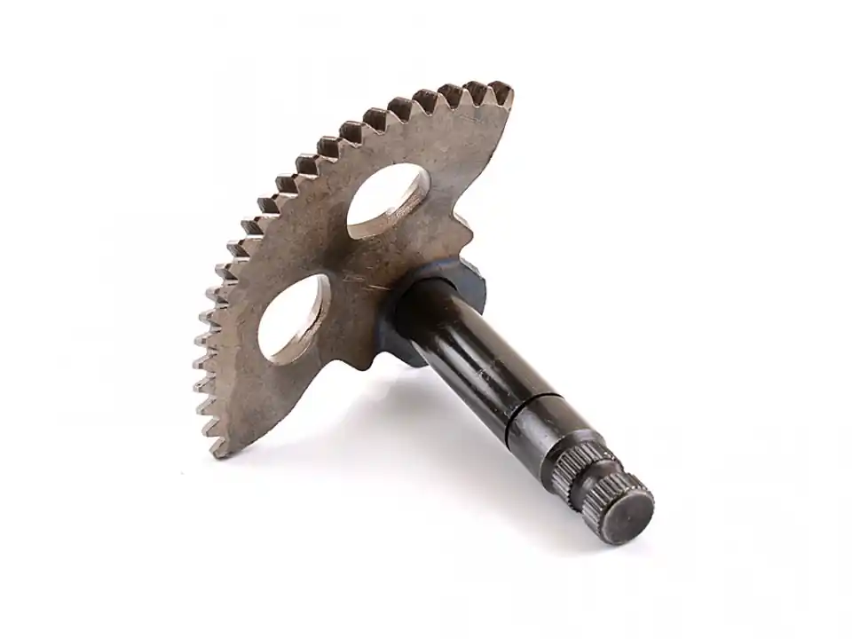Pinion pedala pornire Aprilia/Minarelli/Yamaha (ax 80, pinion curbat) Ofertă