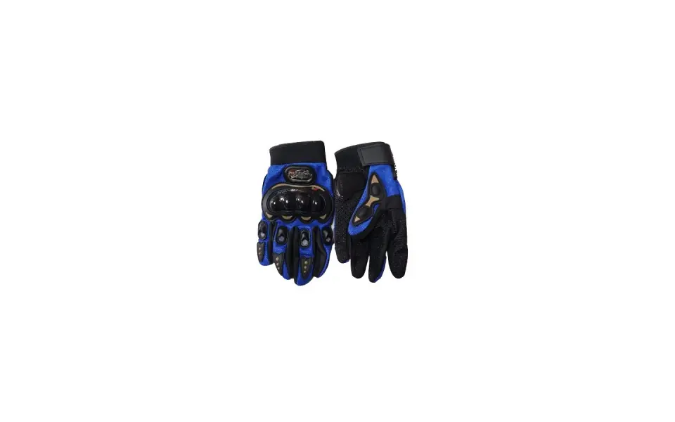 Set mănuși MOTO Negru + Albastru/L Cel mai bun preț