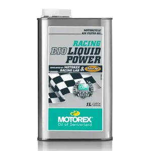 Ulei protectie filtre aer Motorex AIR FILTER OIL, RACING BIO LIQUID POWER OIL, 1L Reducere de preț