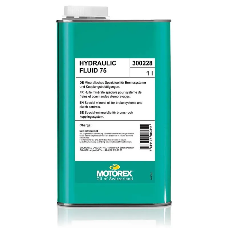 Cumpărături sigure Ulei Motorex HYDRAULIC FLUID 75 no DOT, 1L